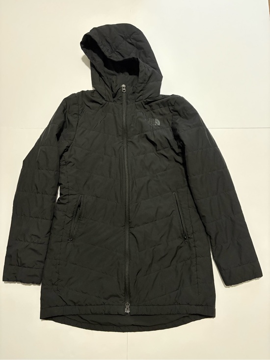 The North Face Jackets & Blazers - The North Face Womens Small Black Hooded Insulated Jacket Coat
